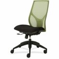 9To5 Seating Task Chair, Simple Synchro, Armless, 25inx26inx39in-46in, GN/Onyx NTF1460Y100M401